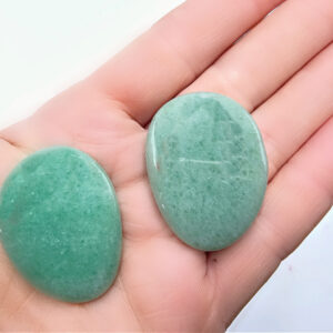 Green Aventurine Palm Stone Flat (5cm)