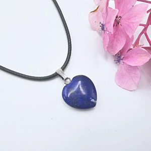 Lapis Lazuli Heart Necklace (1.5cm)