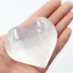 Selenite Heart (5-7cm) (Angelic Crystal)