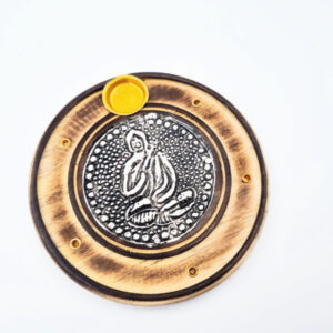 Round Meditation Incense Holder Fancy