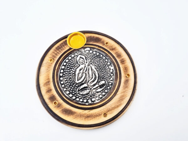 Round Meditation Incense Holder Fancy