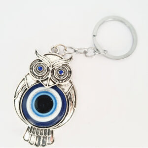Owl Evil Eye Key Ring