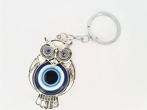 Owl Evil Eye Key Ring