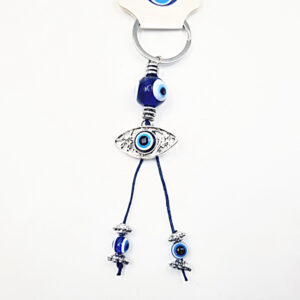 Evil Eye Key Ring With Evil Eye Tassel