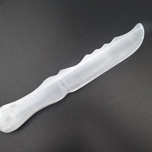 Selenite Knife Serrated (25cm)