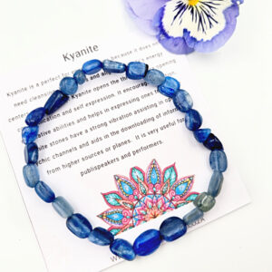 Kyanite Gemstone Nugget Bangle