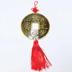 NEW large lucky coin round
