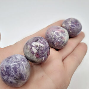 Lepidolite & Pink Tourmaline  Polished (3cm)