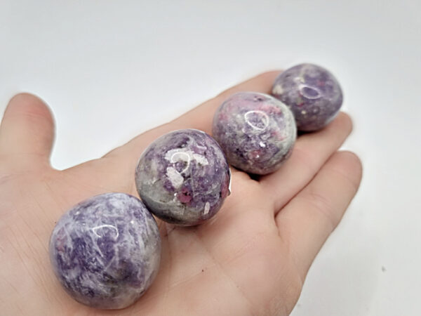 Lepidolite & Pink Tourmaline  Polished (3cm)
