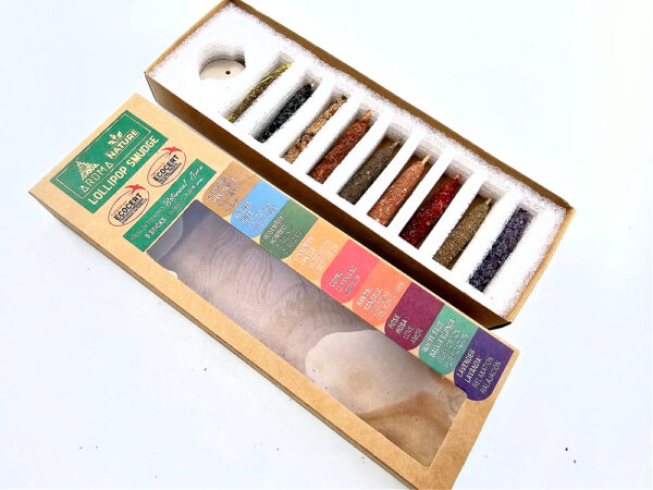 Aroma Lollipop Smudge Sticks With Holder