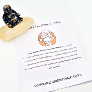 Lucky Buddha Citrine Stone for Wealth & Prosperity