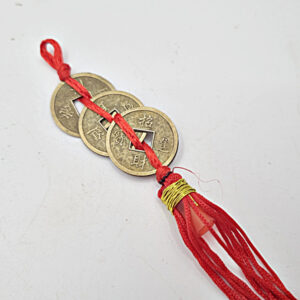Three Hanging Chinese Lucky Coins