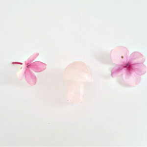 Mini Rose Quartz Mushroom (2cm)