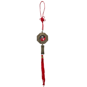 Yin Yang Tai Chi 12 Horoscope Bagua Mirror Tassel