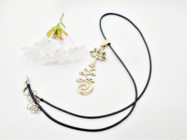 Unalome Necklace (Brass) - Image 2