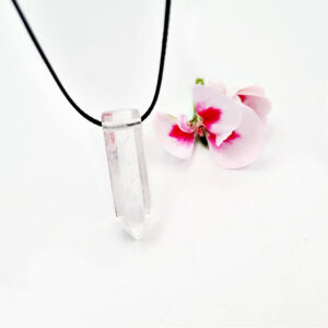 Clear Quartz Crystal Necklace Plain (Wisdom)