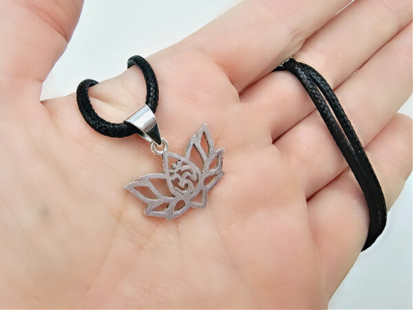 Lotus Om Necklace - Image 2