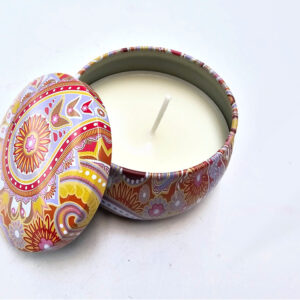 Scented Candle In A Tin (Orange Garden)