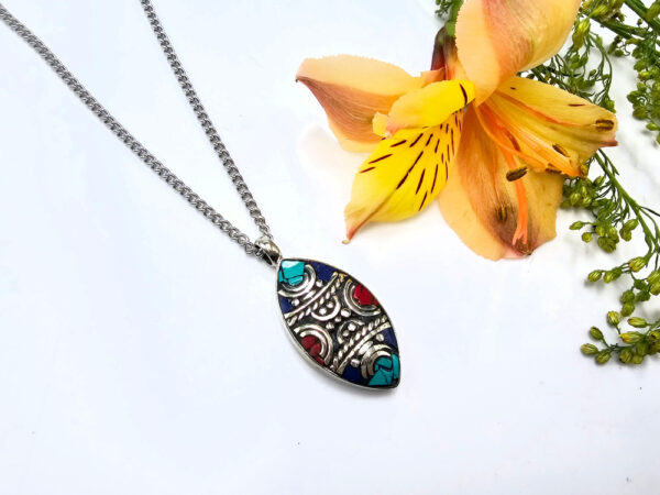 Tibetan Necklace Oval