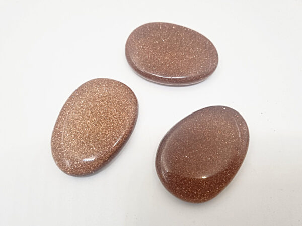 Goldstone Palm Stone Flat (5cm) - Image 2