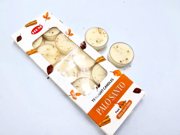 Hem Palo Santo Tealight Candles (Pack of 10)