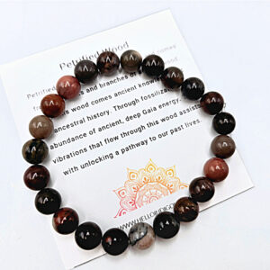 Petrified Wood Bangle (8mm)