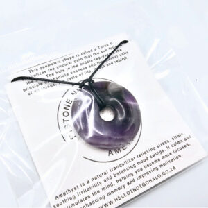 Amethyst Pi Stone Necklace