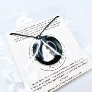 Black Onyx Pi Stone 35mm