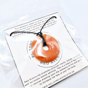 Red Aventurine Pi Stone Donut 35mm