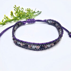 BOHO Bead Bracelet Purple