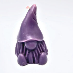 Gnome Candle Purple (9cm)