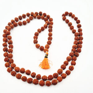 Rudraksha Prayer Mala Beads (8mm)