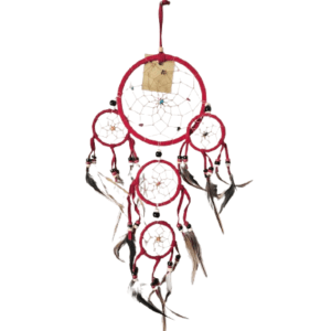 Dream Catcher Three Tier Red (40cm)