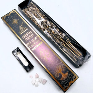 Aroma Crystal Scents (Rose Quartz Smudge Kit)