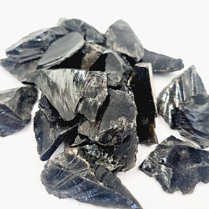 *Black Obsidian Rough Crystal Pieces