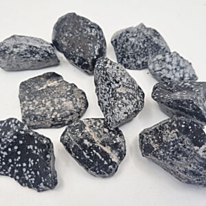 Snowflake Obsidian Rough Crystal Pieces
