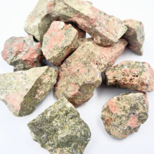 Rough Unakite Stones
