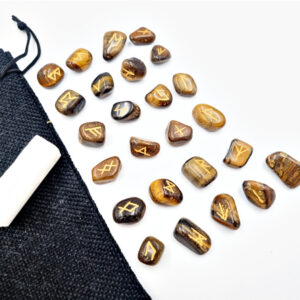 Rune Stones  Set (Tigers Eye)
