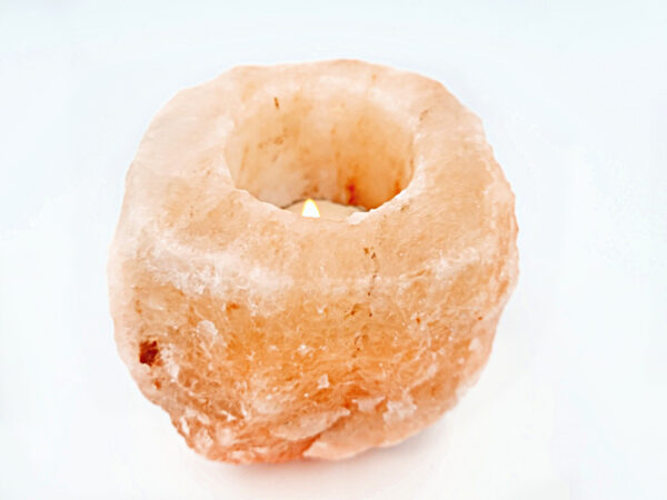 Himalayan Crystal Salt Candle Holder