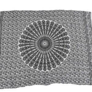 Black & White Mandala Sarong
