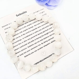 Selenite Bangle (8mm)