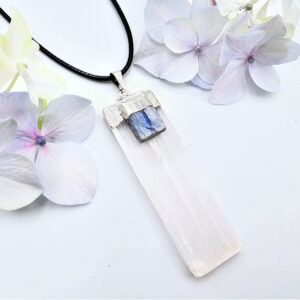 Selenite & Kyanite Necklace