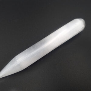 Selenite Stick Smooth Pointed (14cm)