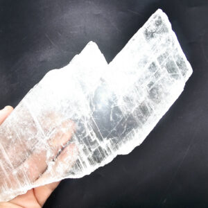 Selenite rough large slab