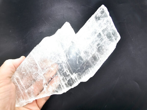 Selenite rough large slab