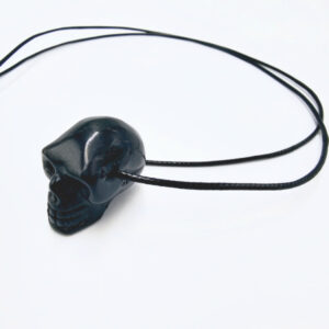 Shungite Skull Necklace (2cm)