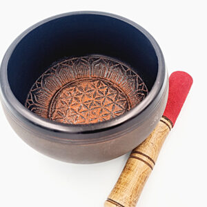 Singing Bowl Aluminium Flower Of Life  (Large)
