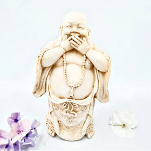Laughing Buddha Garden Statue (18cm)