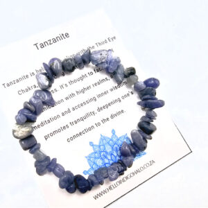 Tanzanite Stone Chips Bangle