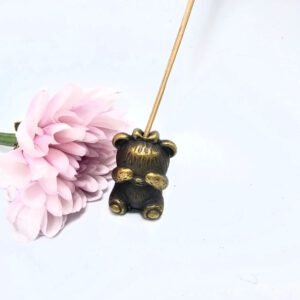 Teddy Bear Metal Incense Holder